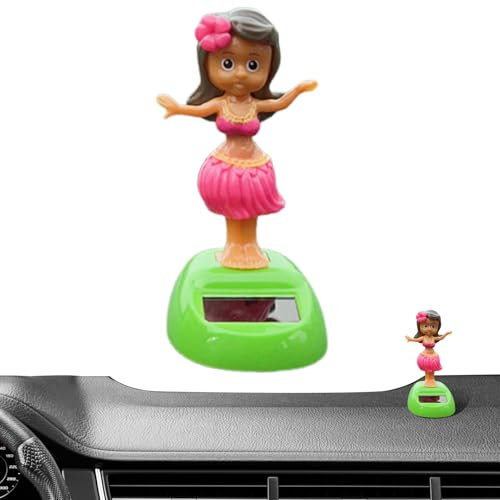 Car Dash Decor,Dashboard Dancing Hawaii Girl Figurines - Waterproof Dancing Figures Table Decorations for Indoor Outdoor Holiday Birthday Parties