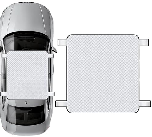 Protector de techo solar para coche, protección contra heladas y heladas, protección impermeable contra hielo y nieve de 59 x 45 pulgadas | Cubierta de techo con protección solar | para beber