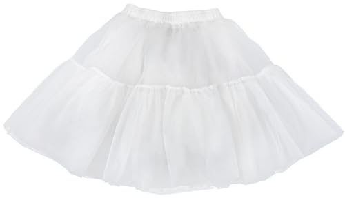 PATKAW Hoopfri Tulle Underkjol för Kvinnor och Luftig Petticoat med Elastisk Midja Bekväm och Fluffig Underskjol för Cosplay och Vardagsbruk