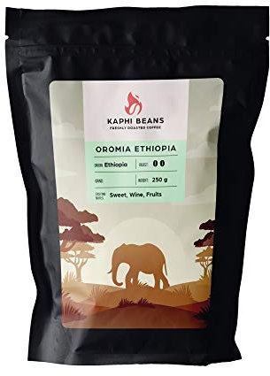 Oromia Ethiopia, Freshly Roasted Whole Bean Coffee, Speciality Coffee, 250g