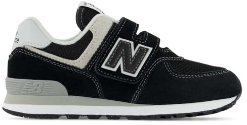 New Balance Unisex Kinder 574 Sneaker, Schwarz, 35 EU