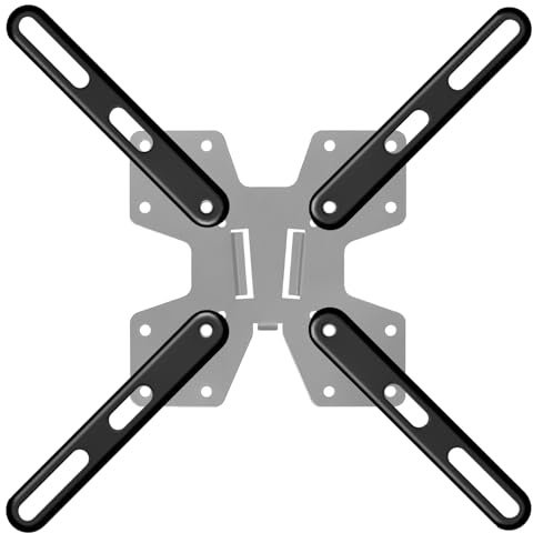 PUTORSEN VESA Adapter Mount Bracket Kit for Screens 32 to 55 inch LCD LED TV, TV Mount Adapter Bracket Upgrade Mounting Holes up to 400x400 mm, Black