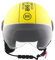 BHR Casco Demi-Jet 835 SPECIAL - Casco Scooter Omologato ECE 22.06 con Visiera a Occhiale Antigraffio - Sgancio Micrometrico e Guanciali Removibili - Cool Yellow M