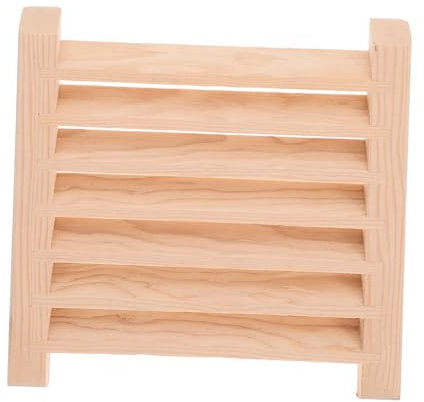 Gadpiparty Rejilla de Madera para Sala de Sauna Rejilla de Ventilación para Sala de Vapor Cubierta para Accesorios de Sauna Diseño Transpirable Fácil Instalación