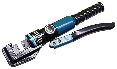 Cric Hydraulique, Pince à sertir hydraulique de 10 tonnes, Terminal de cosse de câble, outil de sertissa de coupe hydraulique, 8 matrices, coupe-câble for acier inoxydable de 4 à 70mm,Presse Hydrauli