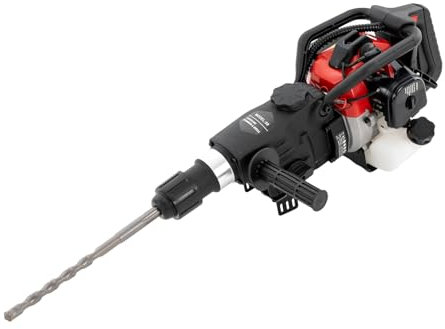 32.6CC 2 Stroke Petrol Hammer Drill Concrete Breaker Demolition Jackhammer 1800W