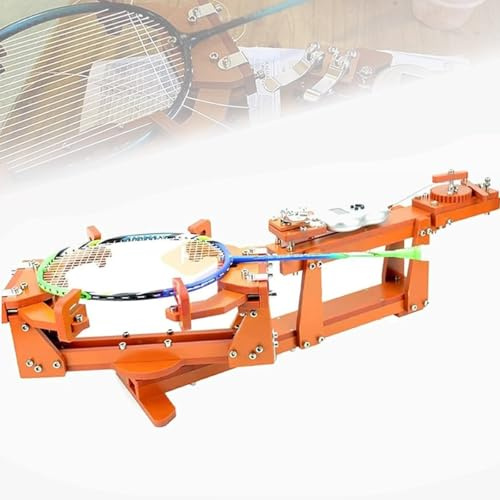 GAYAYAS Badminton Racket String Machine, 6-Point Fixed 60lb Badminton String Machine/Digital Display, Squash, Tennis or Badminton Rackets