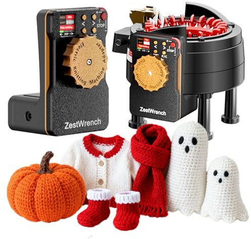 ZestWrench Electric Knitting Machine Adapter for addi Knitting Machine 22 Needles,addi Knitting Machine Automatic Accessories，LCD Panel & Row Counter