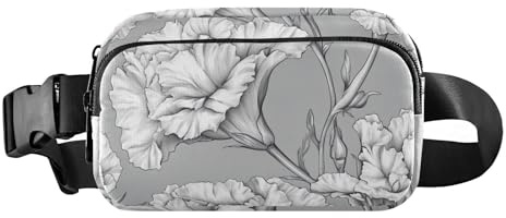 Unik påskliljor grön midja pack crossbody pass väska slunga kvinnor bröstväskor midjeväskor för träning löpning, Color14, 1 Size