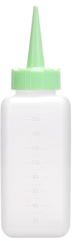 Bottiglie per condimenti da spremere, bottiglia per il colore dei capelli, contenitore traslucido con di misurazione, contenitore riutilizzabile per marmellate, condimenti, tinture per capelli e