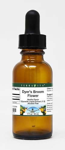Dyer's Broom Flower Glycerite Liquid Extract (1:5) - Vanilla Flavored (1 oz, ZIN: 522394)
