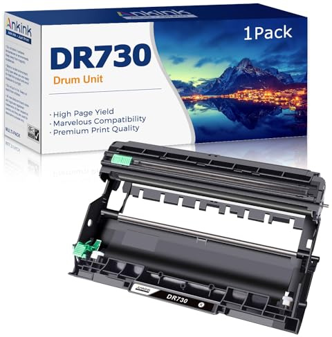 ANKINK DR730 Unità tamburo compatibile (non toner) di ricambio per Brother DR-730 DR760 760 per HL-L2350DW HL-L2370DW HL-L2395DW HL-L2325DW MFC-L2750DW MFC-L2710DW L2690DW DCP-L2550DW stampante laser