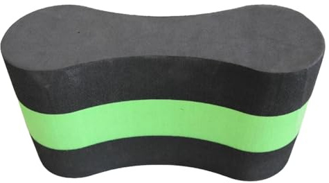 Milageto Flotador de Piernas Ayuda para Nadar Equipo de Entrenamiento Boya Flotante Soporte de EVA Suave para Concentrarse en Superior Adecuado para Cl, Negro