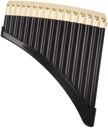 Flauti di Pan leggeri Flauto di Pan curvo in resina per esercizi di livello professionale(Beige Brown,16-pipe)