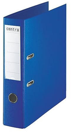 Centra 230159 A4 75 mm PP Lever Arch Files - Blue