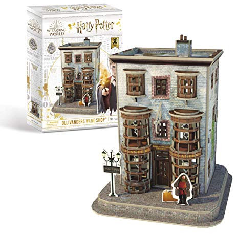 University Games 7595 Harry Potter Diagon Alley Olivanders Wand Shop 3D Puzzle