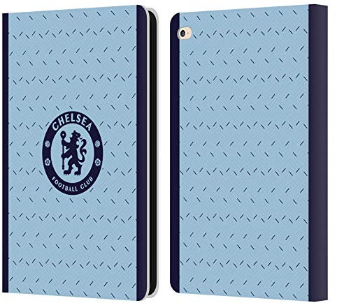 Head Case Designs Offizielle Chelsea Football Club Away 2020/21 Kit Leder-Wallet-Hülle Kompatibel mit Apple iPad Air 2 (2014)