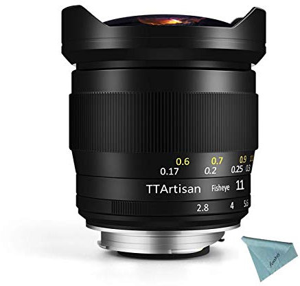 TTArtisan 11mm F2.8 Objectif fisheye Ultra Large pour Appareil Photo L Mount
