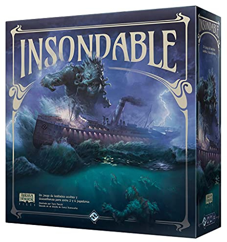 Fantasy Flight Games | Insondable | Juego de Mesa de Estratégico de Engaño y Deducción en un Mundo de Terror | A Partir de 14 Años | De 3 a 6 Jugadores | 2-4 Horas por Partida | Español