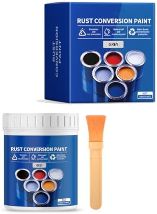 Fazvncv Pintura resistente a la intemperie, convertidor de óxido, 300 g, a base de agua, pintura inhibidora de óxido, protección de larga duración, multifunción para M