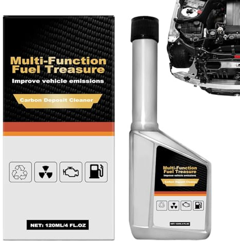 Generisch Nettoyant moteur 120 ml - Nettoyant pratique pour les gaz d'échappement des voitures - Nettoyant de tuyaux - Additif d'huile en cas de problème de démarrage à froid et de contrôle des