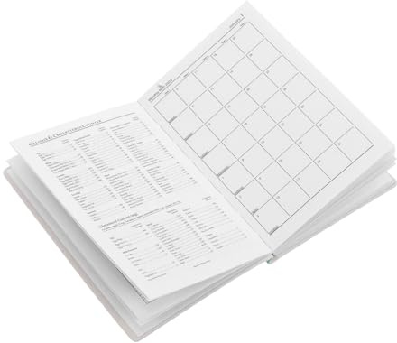 Gatuida Carnet Agenda de Poche 2026 A7 Mini Format Portable Calendrier Mensuel Papier Résistant Usage Quotidien Organisation Voyage International