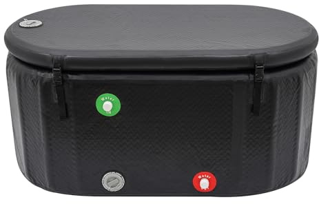 Vasche Autoportanti, Vasca Da Ghiaccio Gonfiabile, Bagno Freddo Recupero Sportivo, Vasca Immersione Portatile PVC Durevole, Dopo Allenamento, Casa Giardino Viaggi Atleti, 275L
