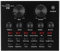 Dpofirs Scheda Audio Esterna Professionale per Live Streaming, Adattatore Audio per Smartphone e Computer, Scheda Audio USB con 18 Tipi di Effetti sonori
