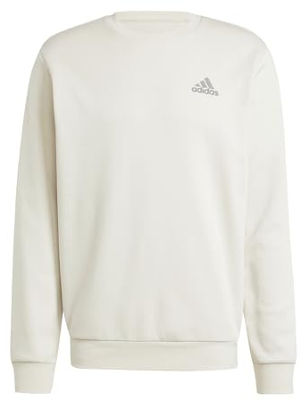 adidas Men's Essentials Fleece Sweatshirt, Alumina, XXL
