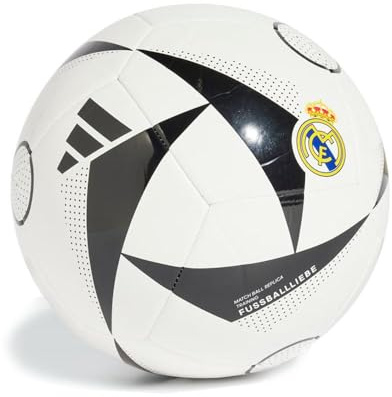 Adidas Real Madrid Home Club Ball IX4019, Unisex Footballs, White, 5 EU
