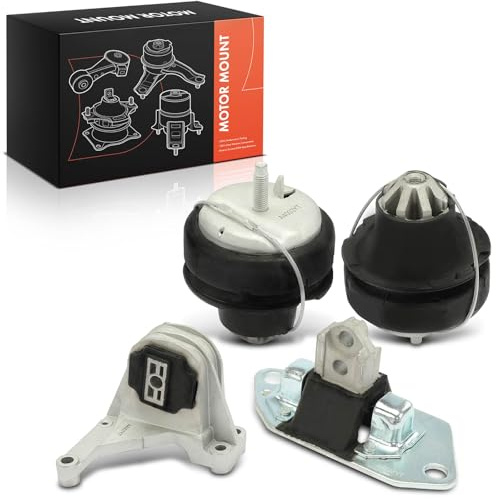 Frankberg 4x Soportes del Motor Compatible con V70 II 285 D5 AWD XC90 I 275 D5 AWD V70 II 285 D5 XC70 Cross Country 295 D5 XC AWD S60 I 384 D5 Replace# 30748811,A4001