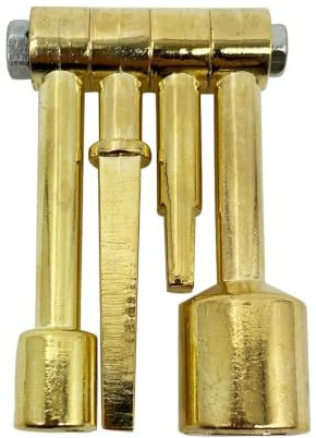 IRSCorp Clé à Molette 4 en 1 Clé Universelle Pour Armoires De Commande Multifonction Clé En Croix Universelle électriques Clé d'ascenseur
