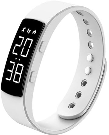 Schrittzähler ohne App und Handy Fitnessuhr Damen Herren Fitness Armband Schlaftracker Fitnessarmband Fitness Tracker Uhr Digital Armbanduhr Laufuhr Kalorien Distanz Sport Wecker Mädchen Junge Kinder