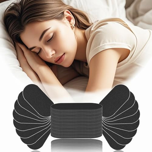 FLETUTE 60x Mundpflaster Schlafen | Hautfreundliches Schlafpflaster mit Atmungsaktivem Material, Schnarchstopper & Mundtape für Männer & Frauen