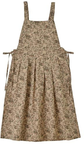 Générique Tabliers pour femmes pour cuisiner, tabliers de cuisine pour femmes - Chef floral vintage Pinafore,Tablier imperméable réglable en coton à poche pour la cuisine de cuisine grillade grillade