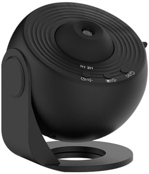 ATEVENSE Galaxy projektor 360° HD Sternenhimmel mit 13 austauschbaren Himmelskörper-Scheiben, Timer-Funktion, Sternenhimmel-Planetarium-Projektor Nachtlichter & Schlummerleuchten für Kinder Schwarz