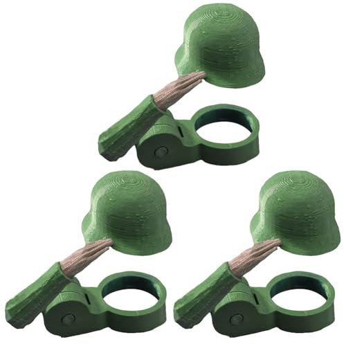 LYEAA Soldier Halute Bière Bottle Casque Soldier Bottle Bott Bière Topper (3pcs Green) (3pcs Green)