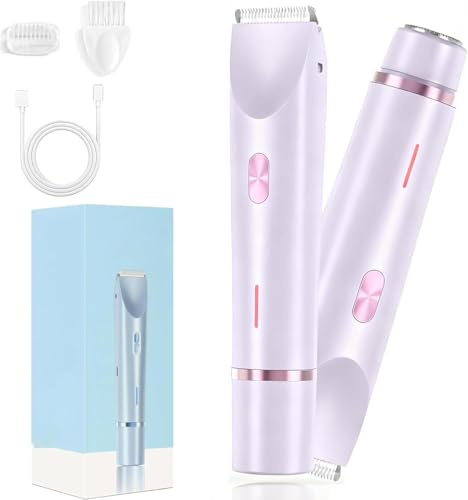 The Trimmie Unfiltered 4.0 Ezme, The Trimmie 2.0 de Ezme, afeitadora corporal 2 en 1 para mujer, nueva maquinilla de afeitar impermeable en húmedo y seco, doble cabeza para piernas, brazos, axilas