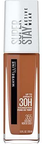 Maybelline Super Stay Full Coverage Liquid Foundation Active Wear Makeup, Up to 30Hr Wear, Transfer, Sweat & Water Resistant, Matte Finish, Coconut, 1 Count