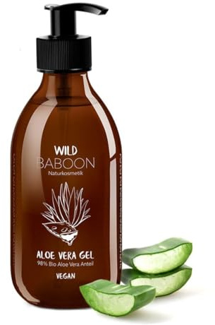 Aloe Vera Gel 100% | ohne kleben oder spannen | geprüft und ausgezeichnet | Bio und Naturkosmetik | Geschmeidige Haut und Haare | 245 ml Glas kein Plastik | frei von Öl&Parfüm | nachhaltig