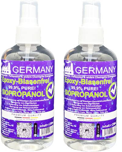2x250ml Isopropanol 99,9% IPA Lösungsmittel Isopropylalkohol 2-Propanol Reiniger