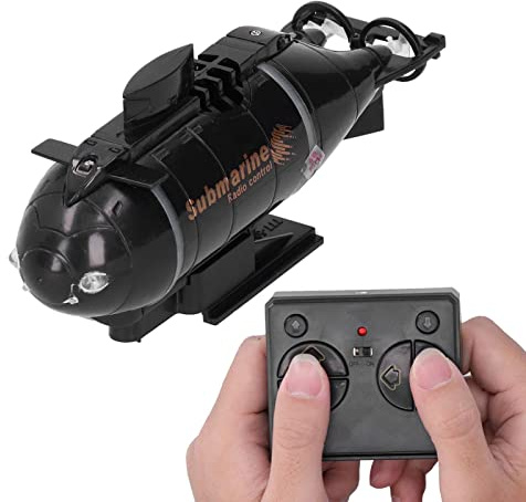 Submarino eléctrico mini, control remoto 2.4G, 6 canales, resistente al agua, barco de buceo, juguete educativo para niños y adultos, ocio familiar, regalo de cumpleaños