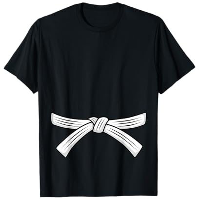 Judo belt white belt Judo 6th Kyu Obi, Jiu-Jitsu, Aikido T-Shirt