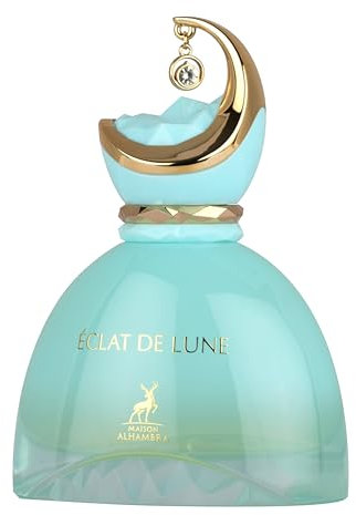 Maison Alhambra Eclat De Lune - Eau de Parfum en spray unisex, 96.4 g / 100 ml, fragancia floral cítrica con bergamota y jazmín