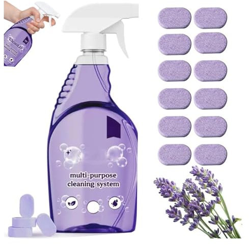 Drclean Spray nettoyant pour four, nettoyant pour four, nettoyant pour fours Drclean, spray de nettoyage avec tablettes de nettoyage concentrées, pour la maison, la cuisine, la salle de bain et plus