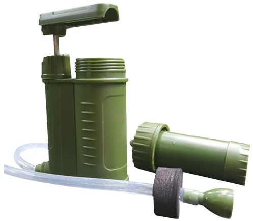 Filtro 'acqua per apparecchiature di emergenza - Attrezzature di sopravvivenza di emergenza Soluzioni d'acqua - di filtro 'acqua portatile, pompa manuale per viaggi, campeggio