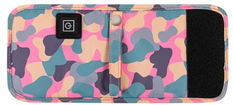 Zymoplas Biberon riscaldato USB per biberon Copertura termica Biberon per allattamento Scaldavivande Contenitore portatile Manicotto per esterni, Rosa