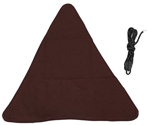 MUNEFE stativpallsduk, bärbar hopfällbar triangelduk, anti repor canvas campingpallsduk för fiske (Brun)