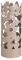 Baroni Home Portaombrelli Design Moderno Porta Ombrelli in Metallo Flowers con 2 Gancini e Vaschetta Scolapioggia Rimovibile 19X19X49 cm (Tortora)