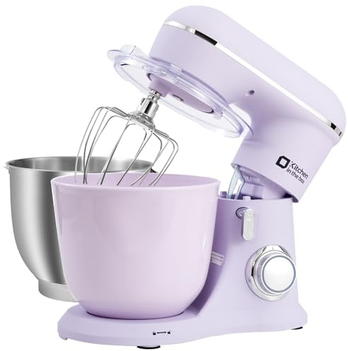 Kitchen in the box Batidora amasadora 2 Boles 4.5L+5L 10 Vel